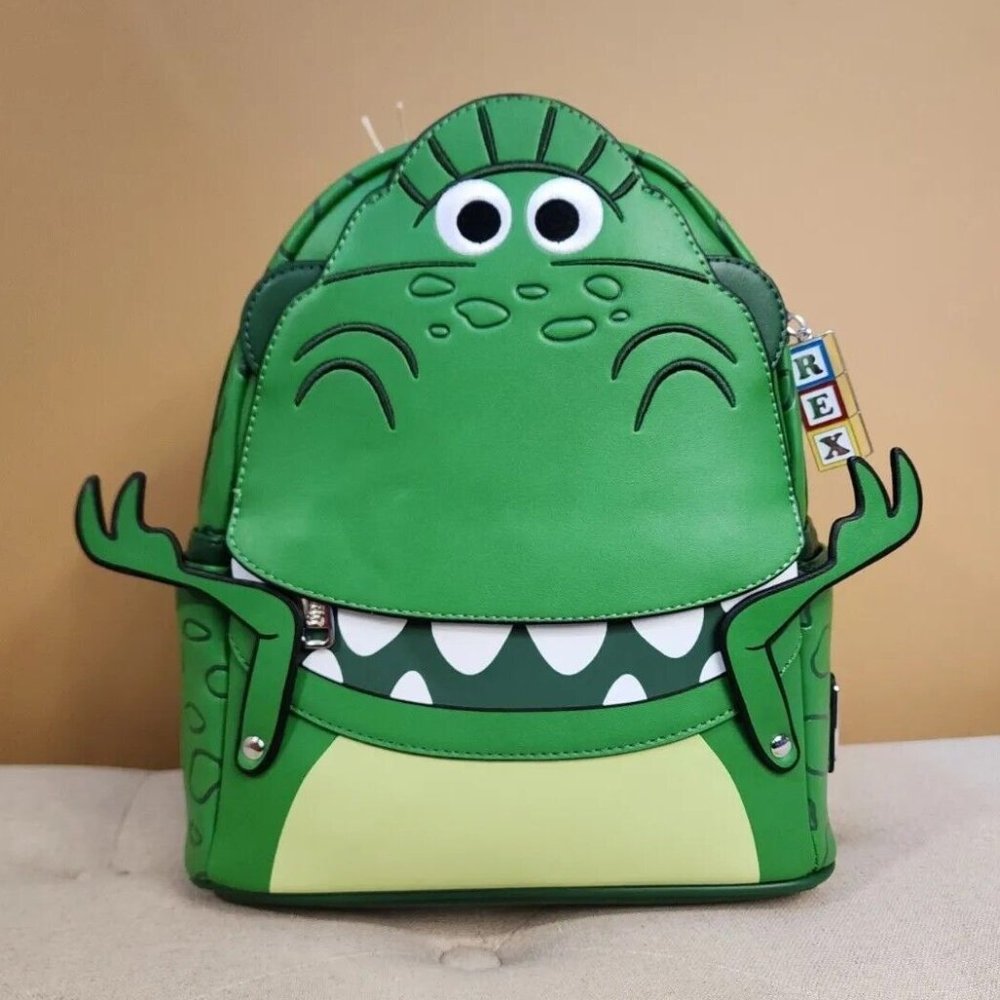 Loungefly Disney Pixar Toy Story Rex Cosplay Mini Backpack NYCC Exclusive NEW